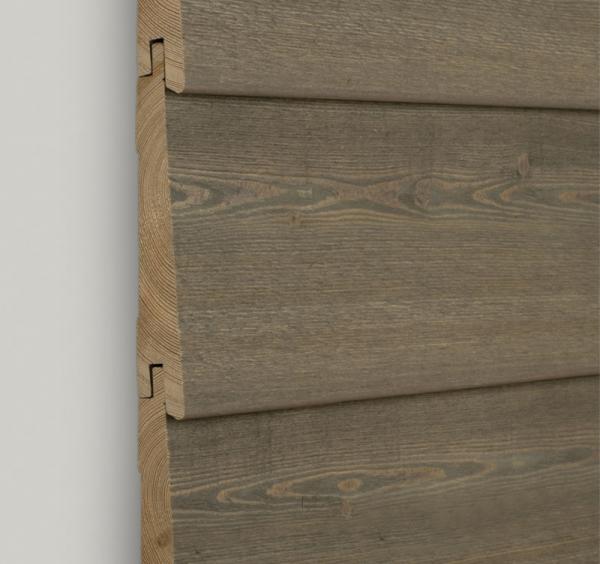 Profilholz behandelt MOCOPINUS Fichte nordisch silbergrau Keilspund für Fassaden Nut + Feder